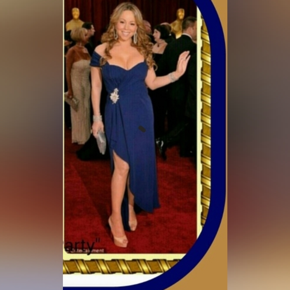 "MARIAH CAREY" GOLD  PUMPS NEW 5-1/2" HEEL.  1/4 "PLATFORM NEW - Picture 3 of 6